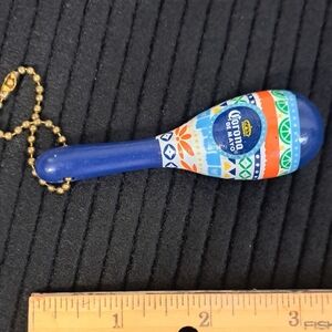 Corona Multicolor Maraca Keychain